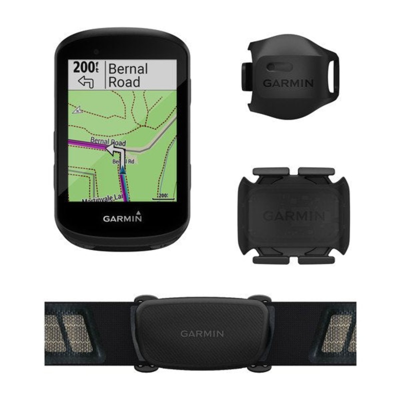 Garmin 530 with HRM strap, Cadence sensor,
