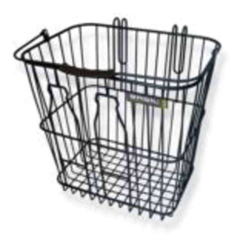 Basil Bottle Basket (rear basket) Black