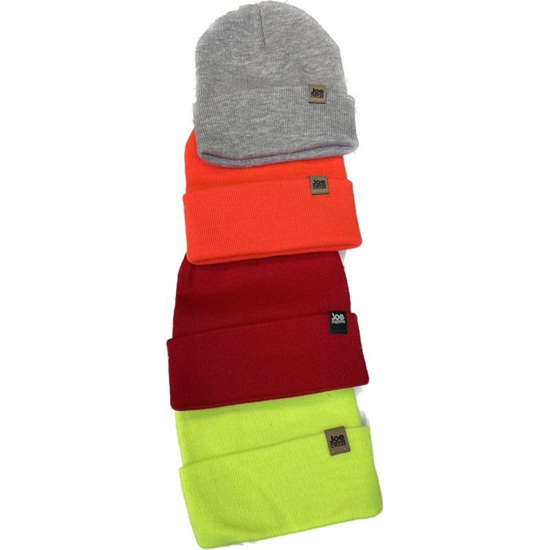 Joe Mamma Fold Toque Safety Yellow