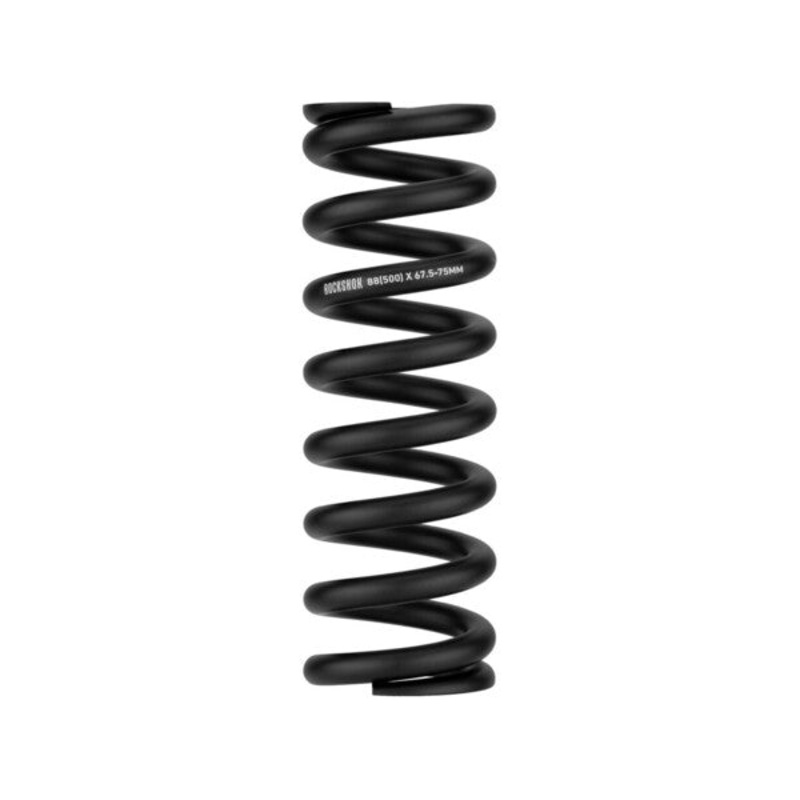 ROCKSHOX METRIC COIL SPRING - 67.5-75MM BLACK 400 lbs