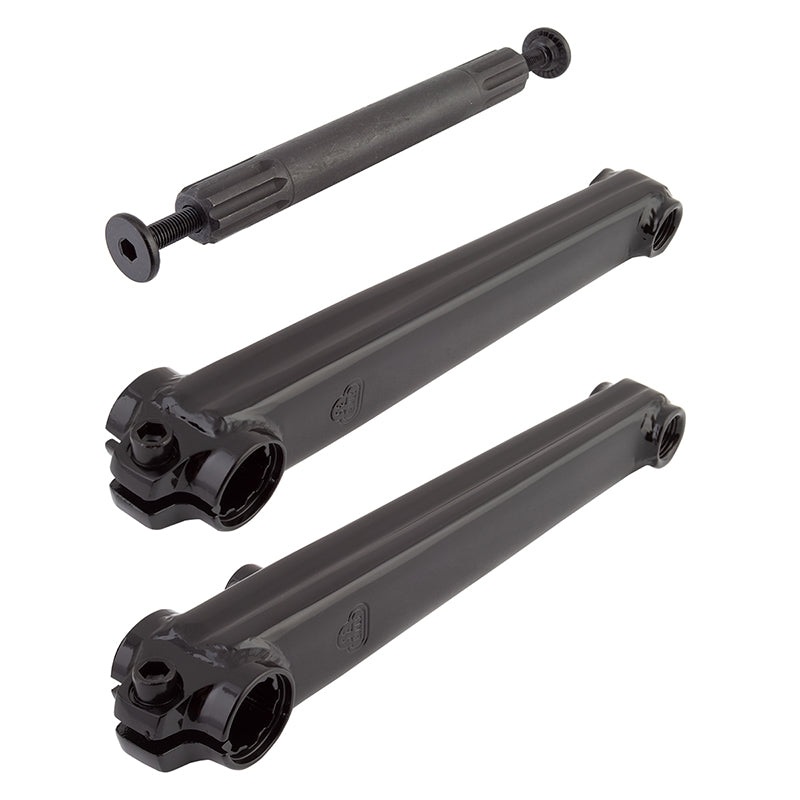 SE Crankset 3pc 19mm Black 180mm