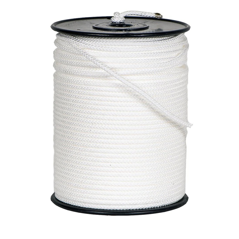Rope White Spectra 5/32" (4mm) Downhaul Line 300' Roll