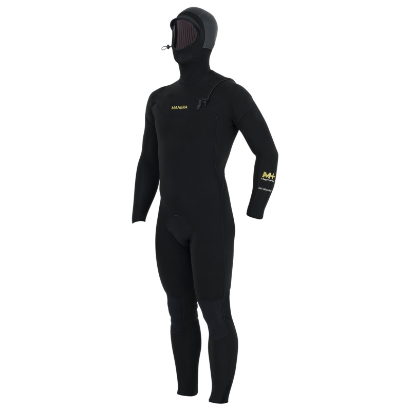 Manera MAGMA Hooded - FZ 5,4,3mm Mens Wetsuit Black XS