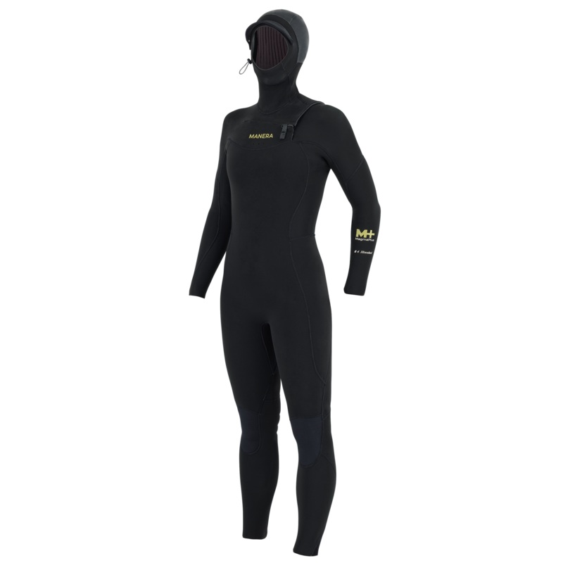 Manera MAGMA Women Hooded - FZ 6,4mm Womens Wetsuit Black XS