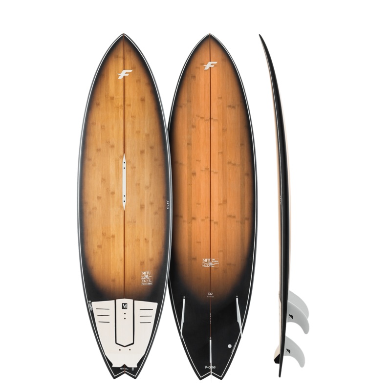 F-One Mitu Pro Bamboo Kite Surfboard 2024 5'2