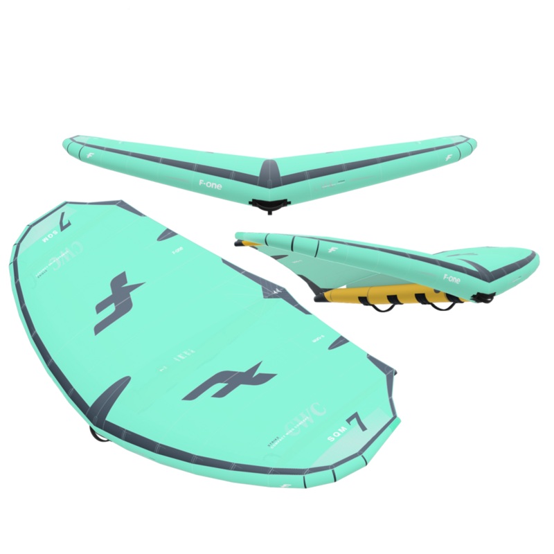 F-One Strike V4 CWC Aluula Wing A - MINT / ONYX 6.0m