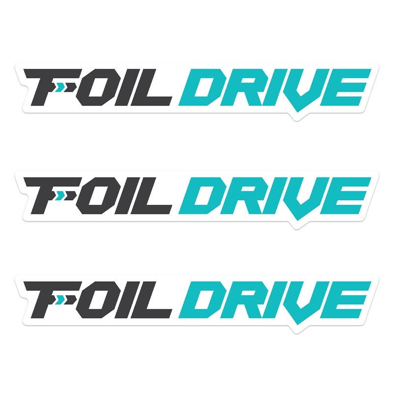 Foil Drive Bumper Sticker (3 Pack)