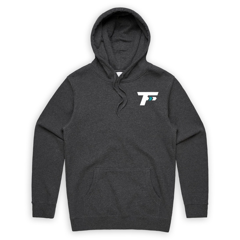 Foil Drive Hoodie Large - Grey Marle