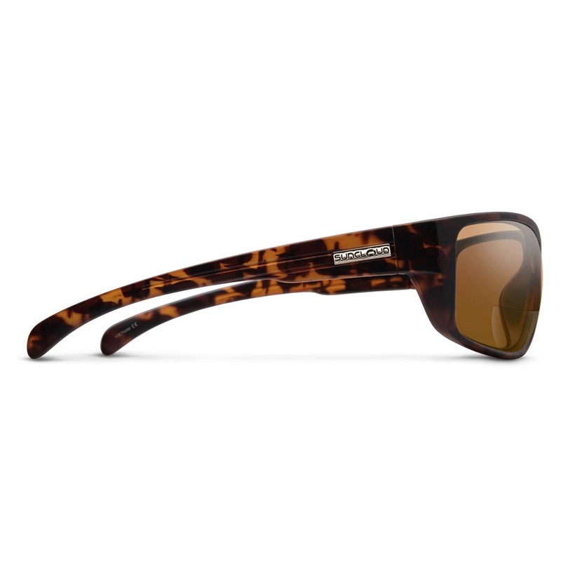 SunCloud Milestone Reader Matte Tortoise Polarized Brown 1.5