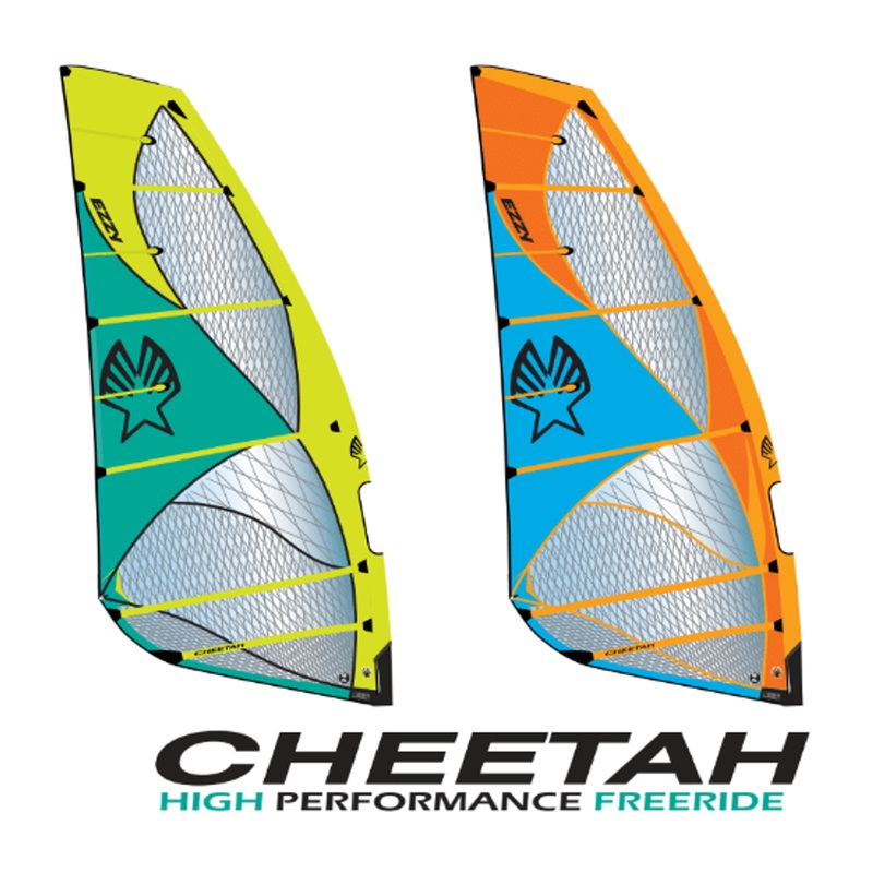 Ezzy Cheetah Windsurf Sail 2024-2025 Blue/Orange 5.0