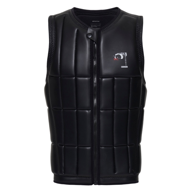 Mystic Anarchy Impact Vest Fzip Wake Black XS