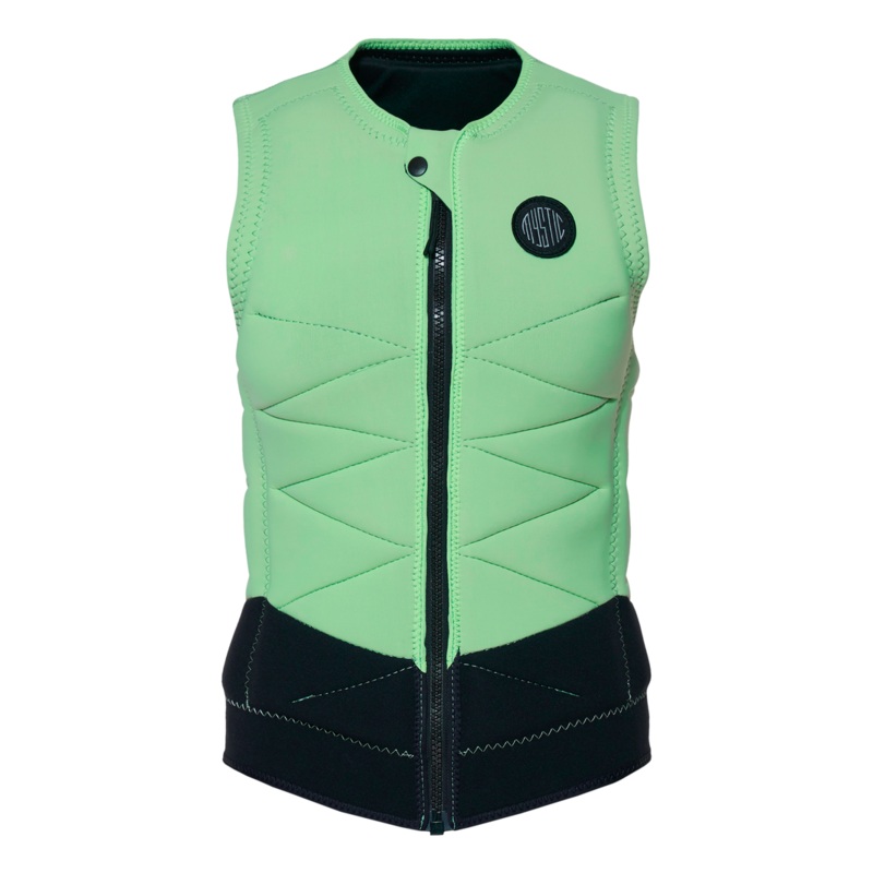 Mystic Juice Impact Vest Fzip Wake Women Lime Green XS