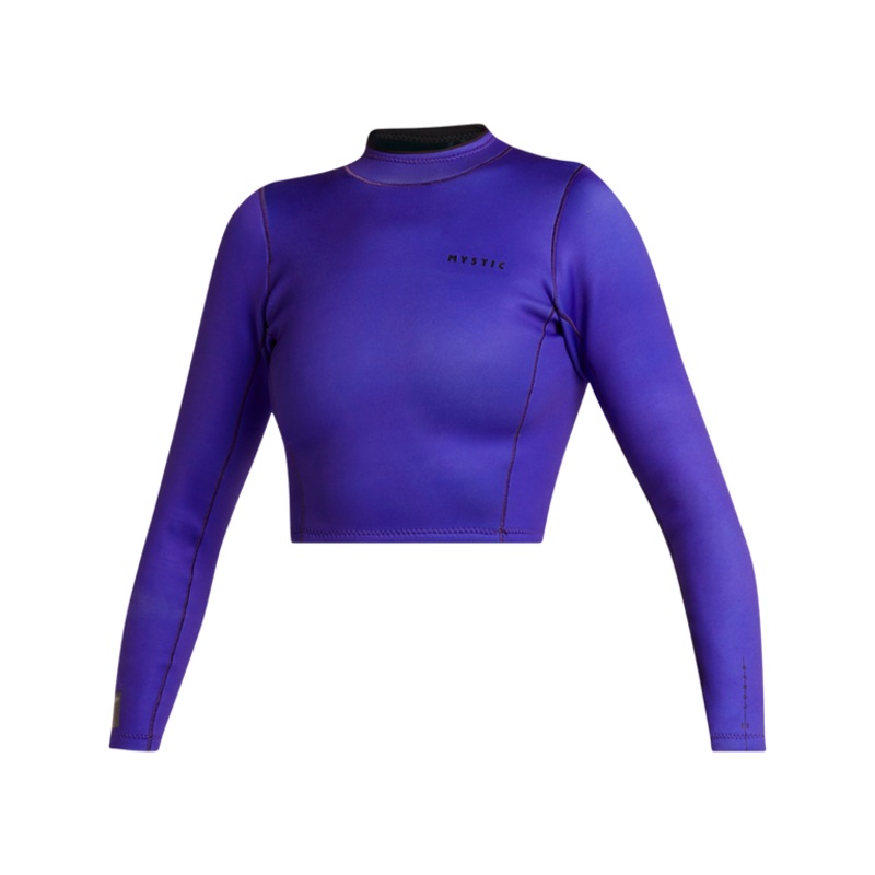 Mystic Lunar L/S Crop Top Neoprene 2mm Women Purple XS