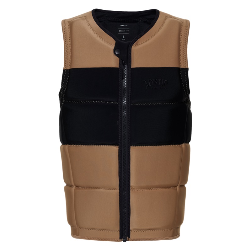 Mystic Peacock Impact Vest Fzip Wake Slate Brown XS