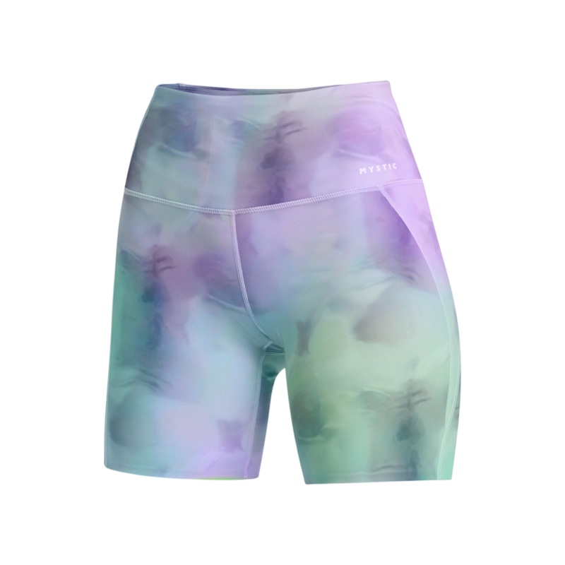 Mystic Terri Performance Biker Shorts Women Purple / Green XS