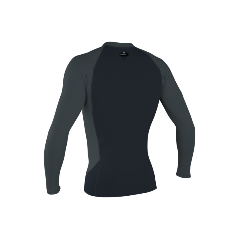 O'Neill HYPERFREAK 1MM NEO-SKINS L/S TOP CARBON/GUNMTL M