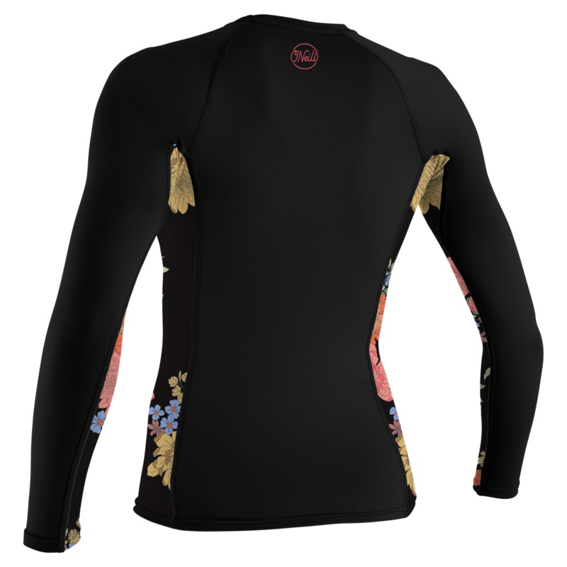 O'Neill WOMEN'S SIDE PRINT L/S RASHGUARD INFINITY/TALITHA XS