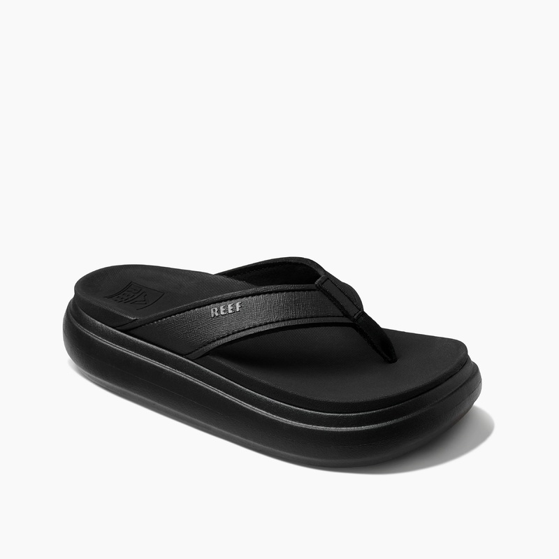 REEF WOMENS CUSHION BONDI BLACK/BLACK 05.0