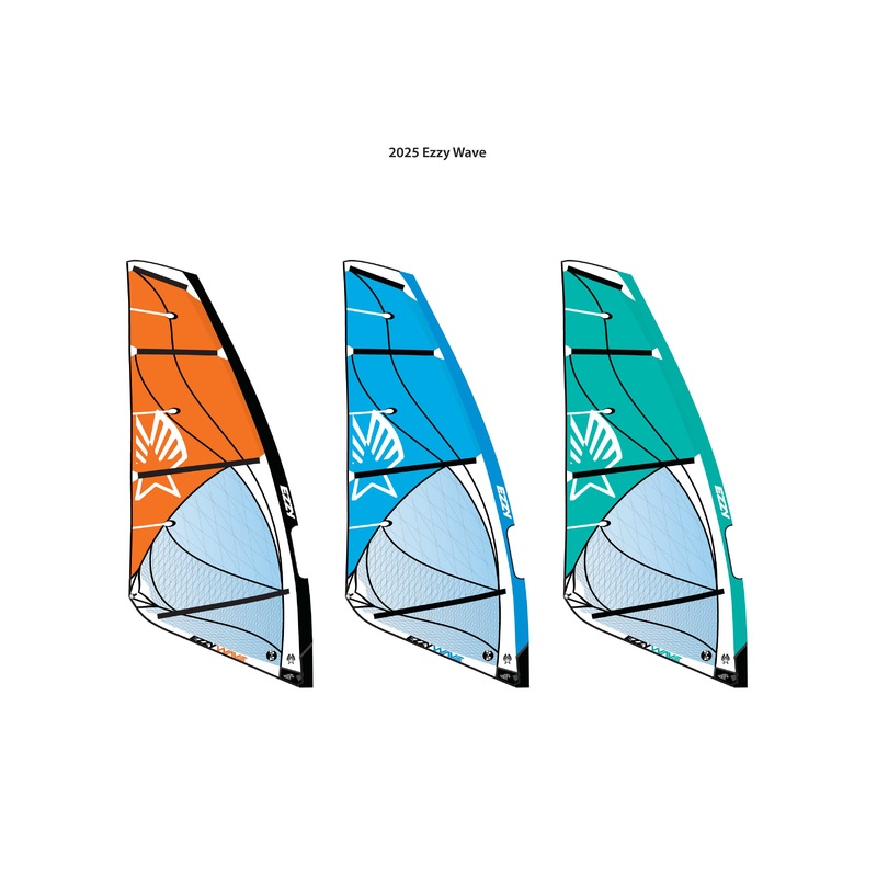 Ezzy Wave Windsurf Sail 2025 Orange 2.8