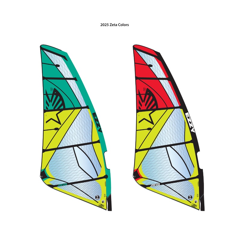 Ezzy Zeta Windsurf Sail 2025 Green 3.7