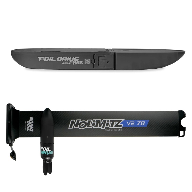 Foil Drive Assist Max x NoLimitz V2 Integrated Mast - Foil Adaptor Max Power Battery