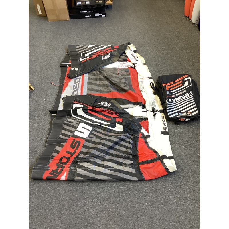 5.0m2 Ocean Rodeo Storm Kite,   Condition 5.0m2 Ocean Rodeo