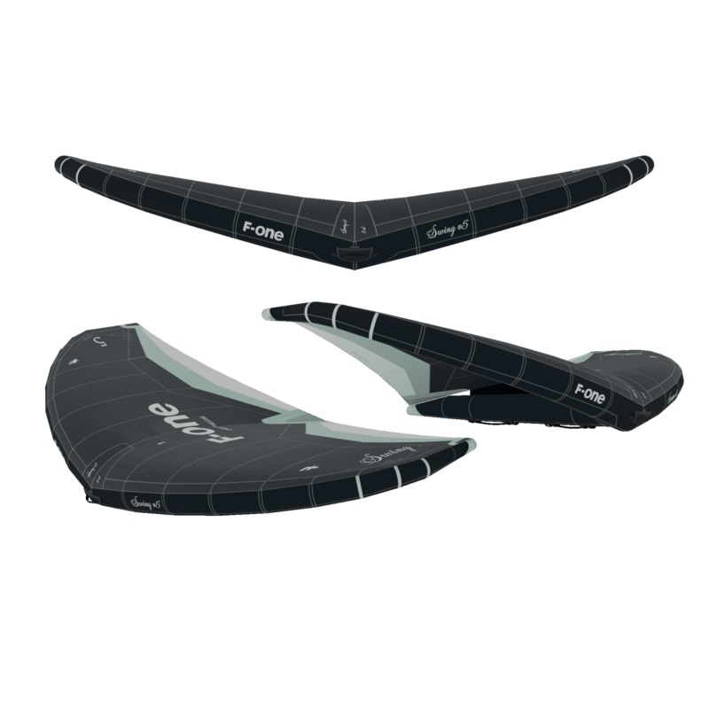 F-One Swing V5 Wing 2025 A - Flame/Onyx 2.0m