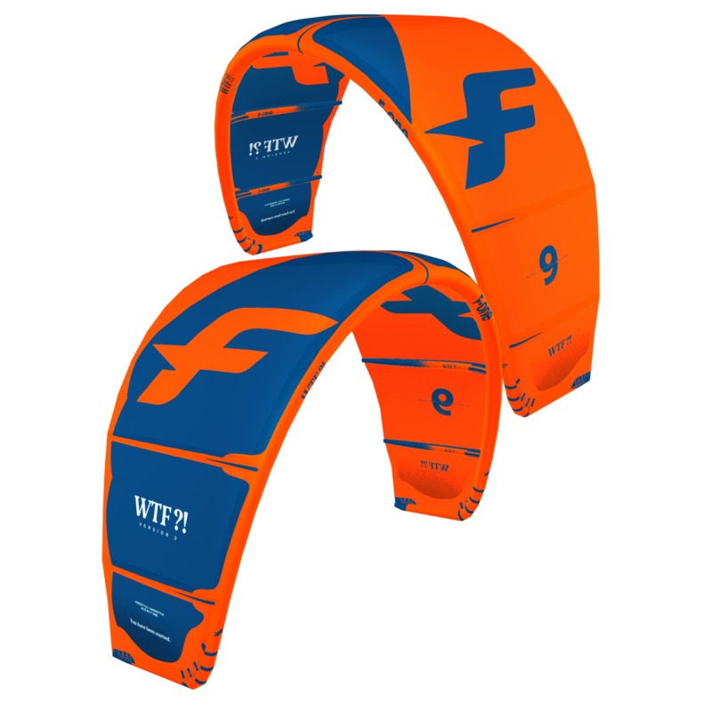 F-One Wtf!? V2 Kite 2025 C-Flame/Abyss 8.0m