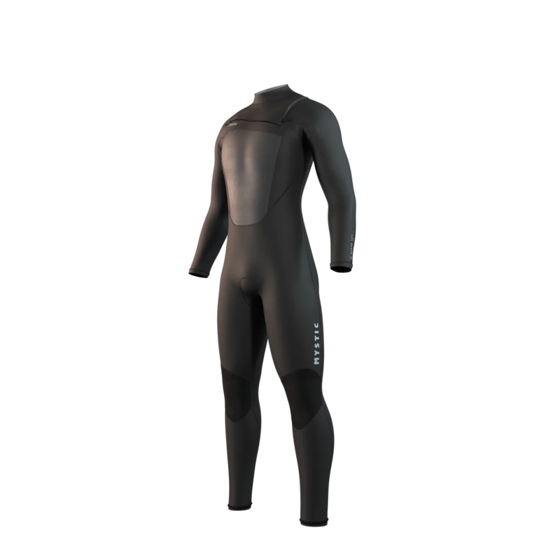 Mystic Brand Fullsuit 3/2mm Front Zip Flatlock 2025 Black XXXL