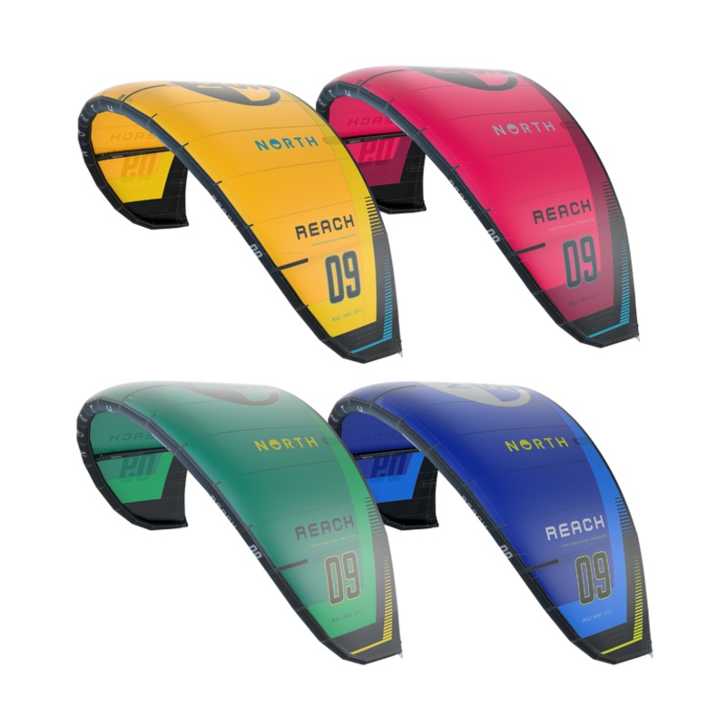 North Reach 2025 Kiteboarding Kite Sunset Yellow 5.0m