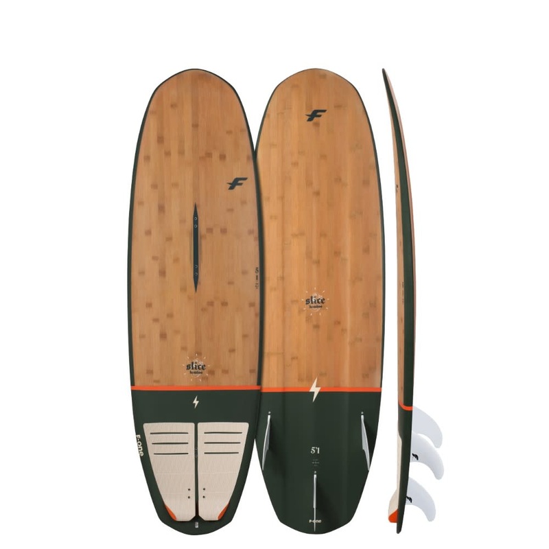 F-One Slice Bamboo Kite Surfboard 5'1