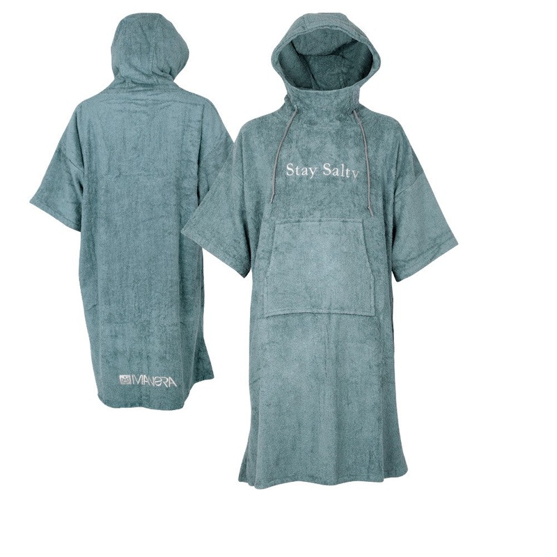 Manera Bamboo Poncho Steel