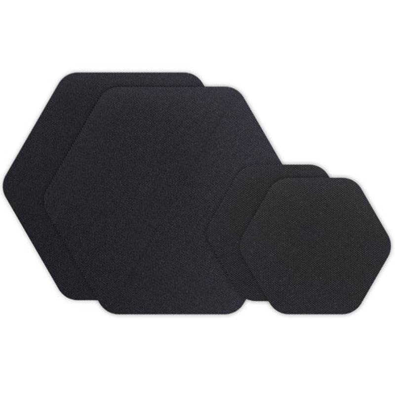 Tenacious Tape Hex Patches Black/Clear
