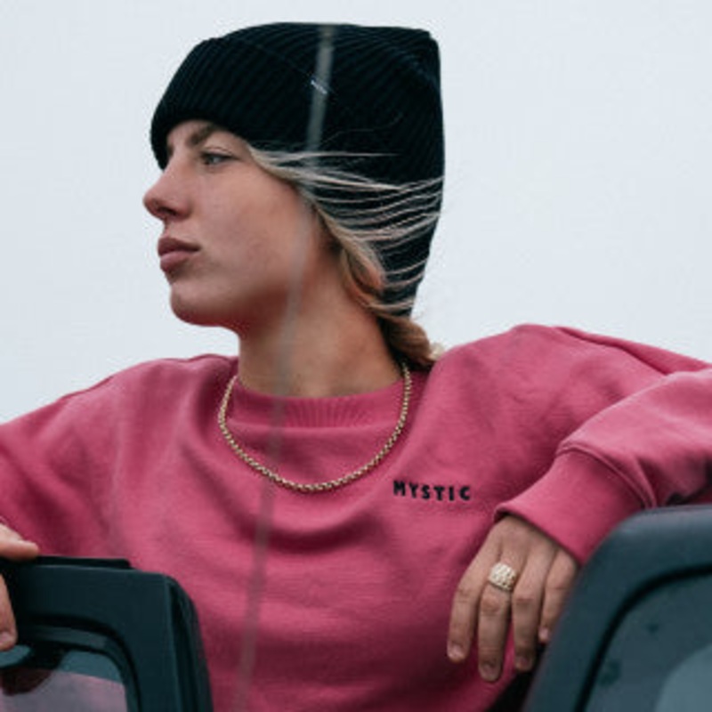 Mystic Dropped Shoulder Crew Sweat Sunset Purple S