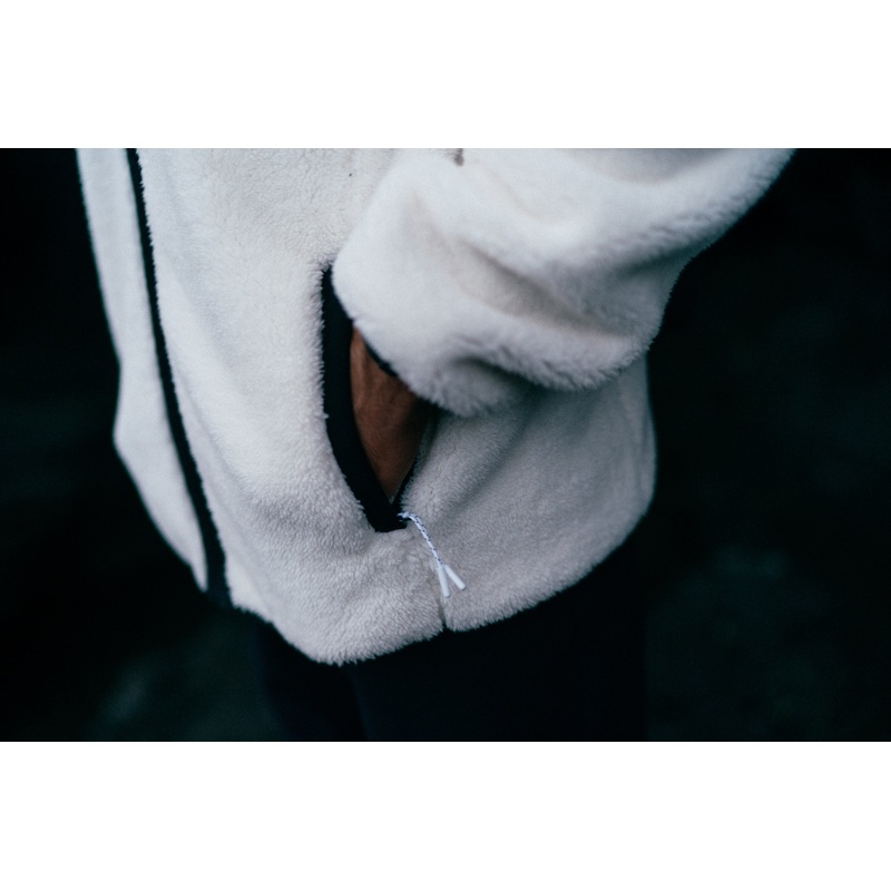 Mystic DTS Teddy Zip thru Sweat Black S