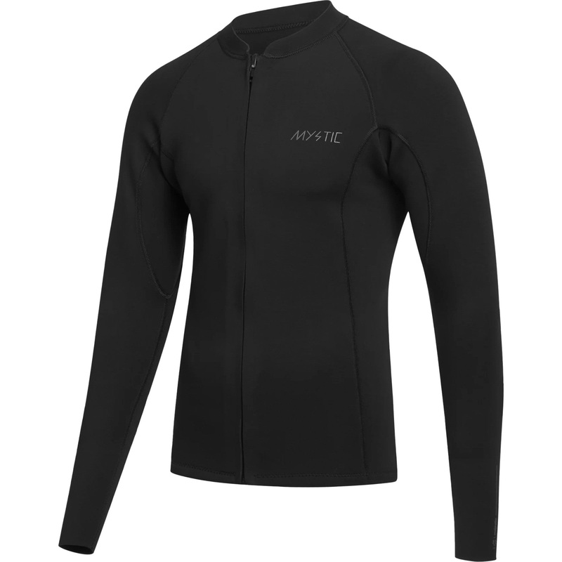 Mystic Majestic Surf Jacket L/S 2mm Front Zip Black XS