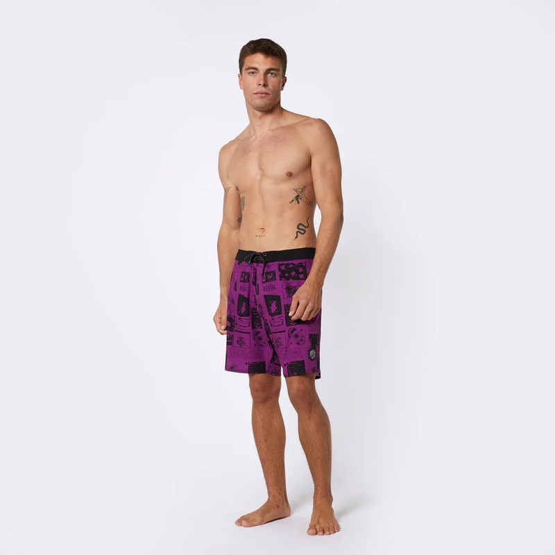 Mystic Ripple Movement Boardshort Sunset Purple 31