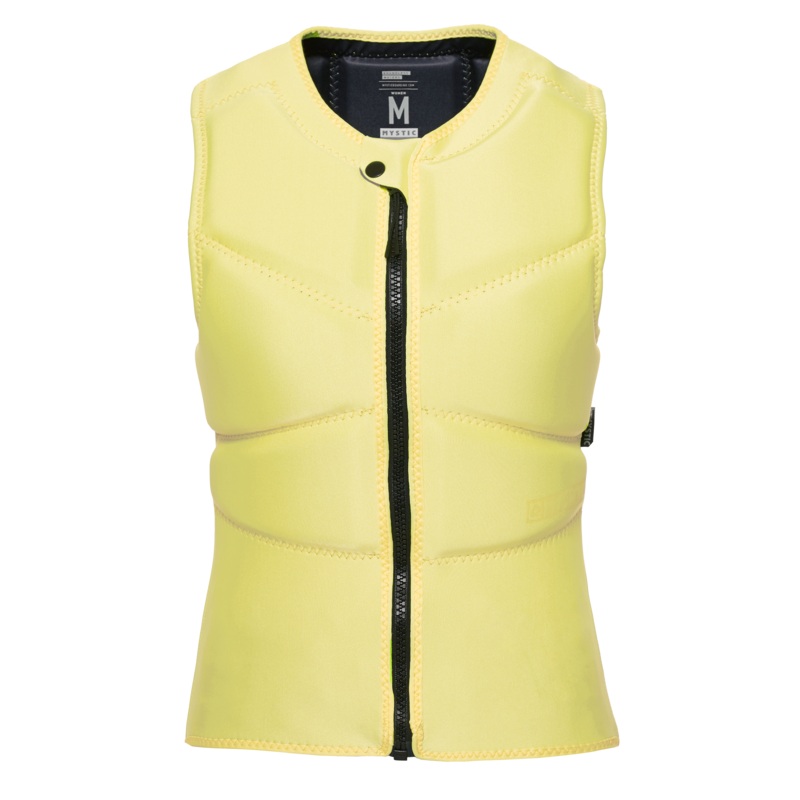 Mystic Star Impact Vest Front Zip Kite Women Pastel Yellow XS