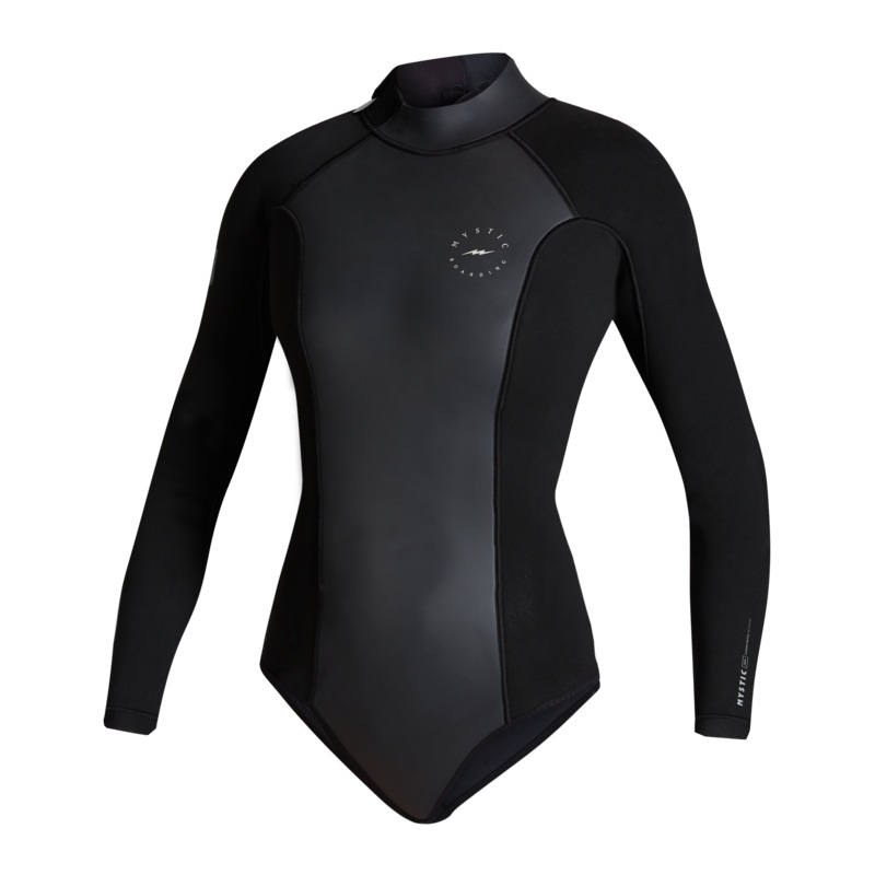 Mystic Sway Longarm Super Shorty 2/2mm Back Zip Women Black XS