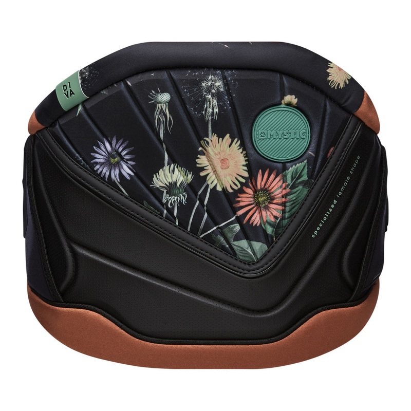 Mystic Diva Womens Waist Harness 2021 Black/Purple XS