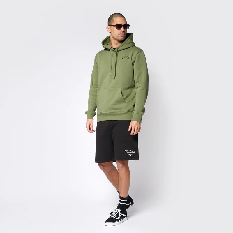 Mystic Ethos Hood Sweat Dark Olive M