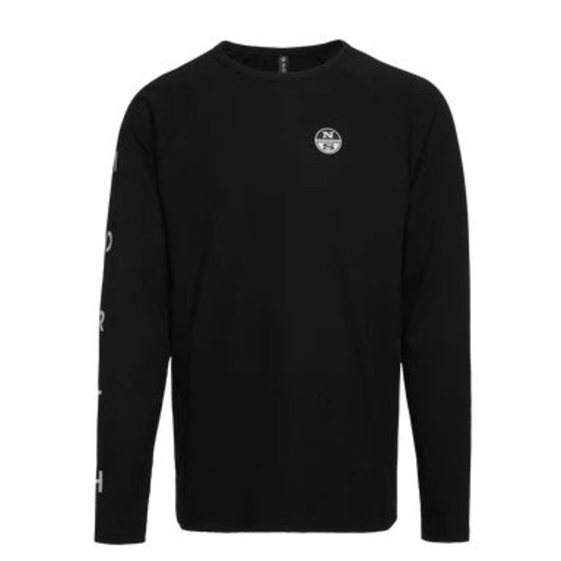 North Windsurf Brand Tee LS Black S