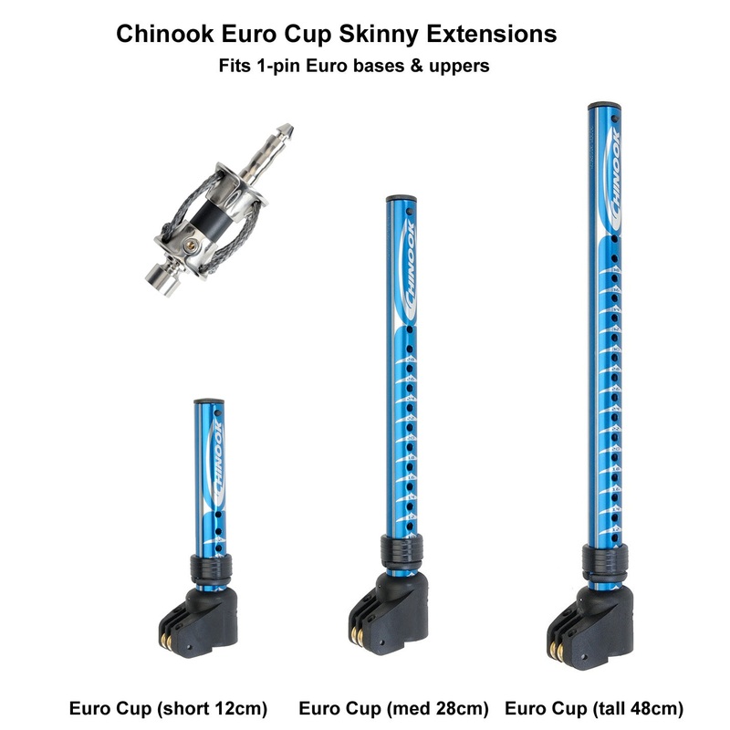 Chinook RDM Aluminum Extension  Euro Pin Tall