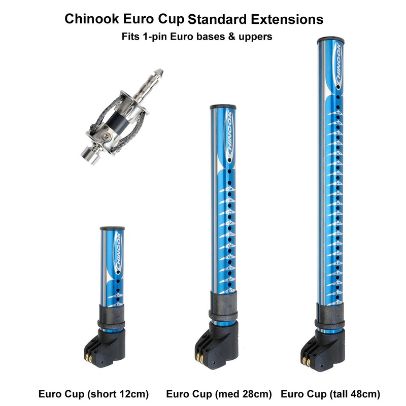 Chinook SDM Aluminum Extension  Euro Pin Tall