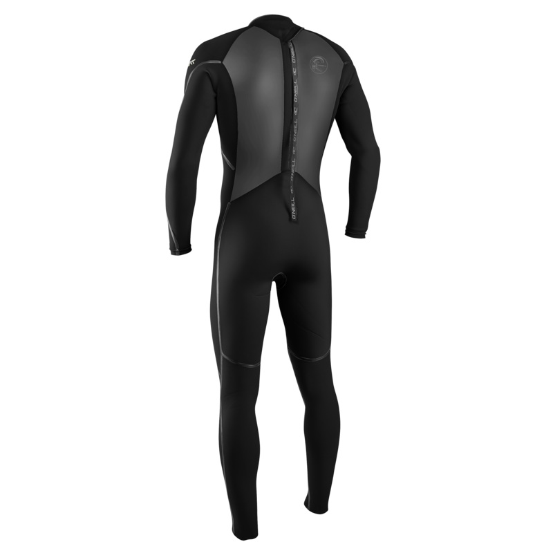 O'Neill Heat 3/2mm Back Zip Full Blk/Blk L