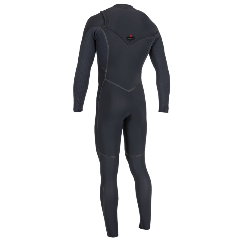 O'Neill Hyperfreak Fire 4/3mm+ Chest Zip Full Blk/Blk L
