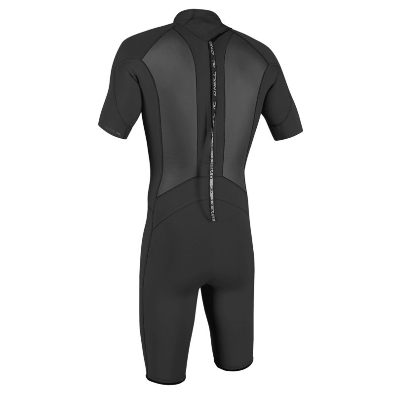 O'Neill O'Riginal 2mm Back Zip Short Sleeve Spring Blk/Blk L