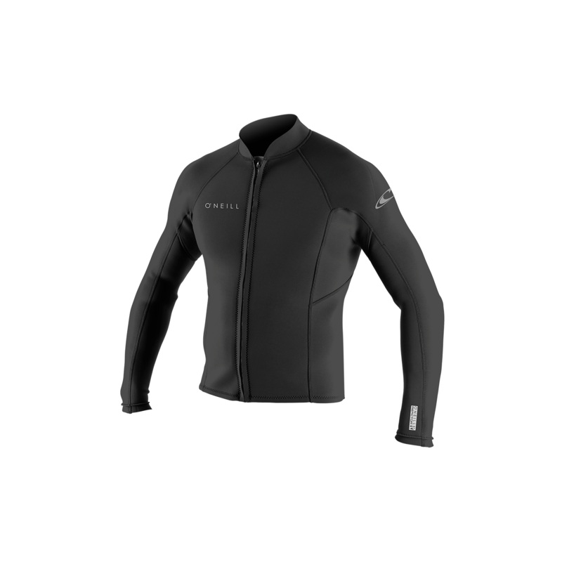 O'Neill Reactor-2 1.5mm Front Zip L/S Jacket Blk/Blk L