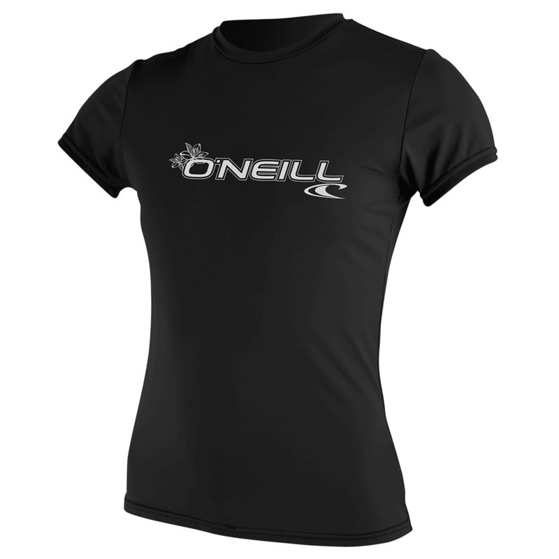 O'Neill Women's Basic 50+ S/S Sun Shirt Black L