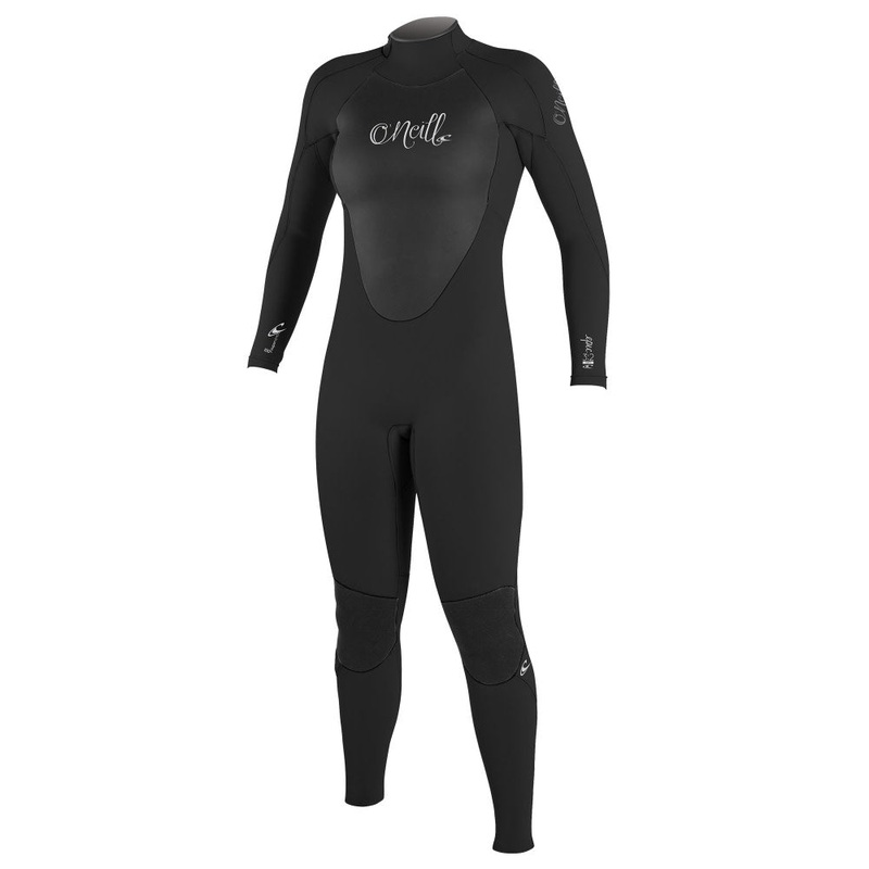 O'Neill Women's Epic 4/3mm Back Zip Full Blk/Blk/Blk 10